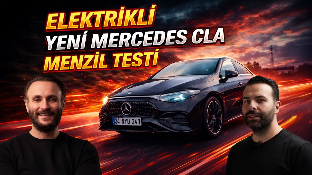 Yeni Elektrikli Mercedes CLA 350 4MATIC menzil testi ve sürüş izlenimi