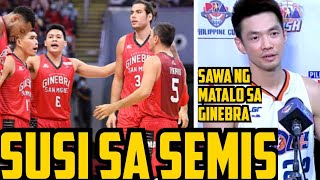 GINEBRA SUSI SA SEMI FINALS VS MERALCO | MALIKSI SAWA NG MATALO SA GINEBRA