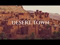 Desert town ambience  asmr and music  sounds of wind sand storm and ambient music