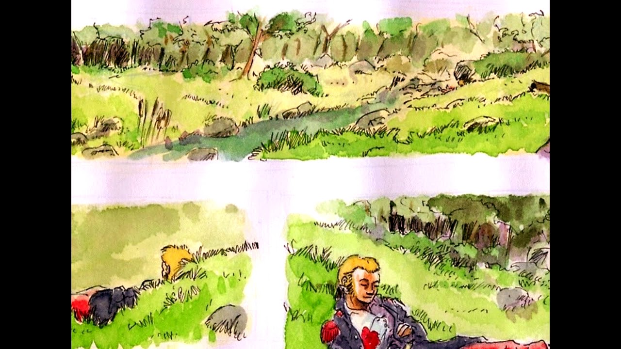 Illustration Dessin Poesie Le Dormeur Du Val