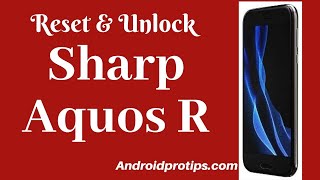 How to Reset & Unlock Sharp Aquos R