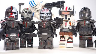 Lego Star Wars The Bad Batch Clone Force 99 Unofficial Lego Minifigures