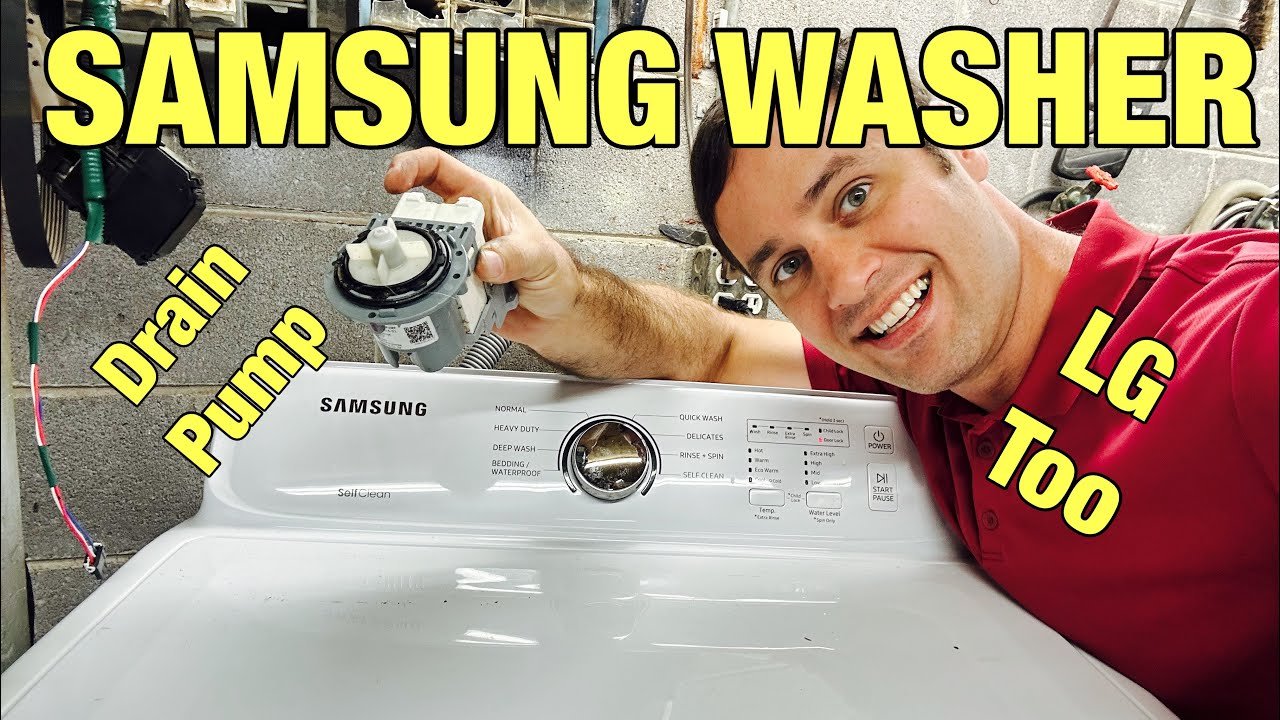 Why This Samsung Washer Won’t Drain or Spin Quick Easy Drain Pump Fix