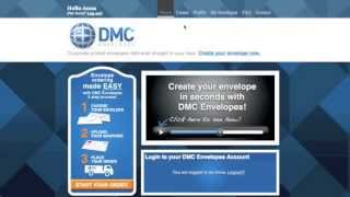 DMC Envelopes - online tutorial screenshot 1