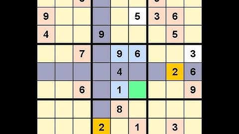 How to Solve New York Times Sudoku Hard October 14, 2022 - v2