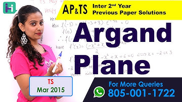HelloClass | AP/TS Complex Numbers: Argand Plane | 2 Marks - 100