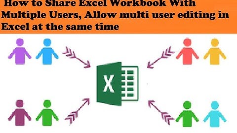 How to Share Excel Workbook With Multiple Users || Allow multiuser editing in Excel at the same time