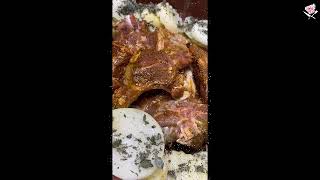 صينية بطاطا باللحم مع الزعتر الجاف وصفة ولا أروع
