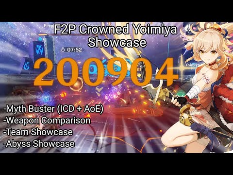 C0 F2P Yoimiya Showcase. The Most Undervalued 5* | Genshin Impact