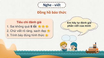 Tuần 10   LỚP 2   Chính tả  Đồng hồ báo thức