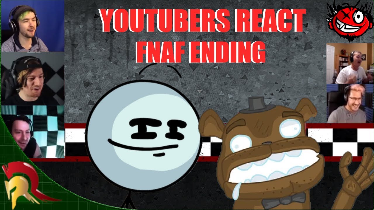 YouTubers React To FNAF Freddy Fazbear Ending In Henry Stickmin | Escaping  The Complex - YouTube