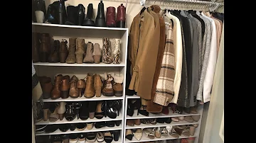 Shoe Organization-Organizing My Shoe Closet
