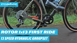 Riding a 13 speed hydraulic groupset! Rotor 1x13 First Ride Impressions