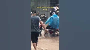 Trong cái Rủi có cái May 😂 #giaothong #mayman #chayno #mualu #ngaplut #thongminh