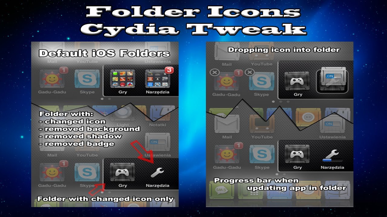 FolderIcons (Cydia Tweak) - Set Custom Icon Thumbnails For Individuals ...