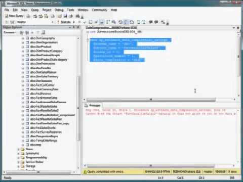 SQL Server 2008 Data Compression - YouTube