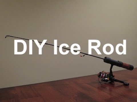 DIY Spinning Ice Fishing Rod 