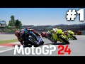 Motogp 24 career mode ps5 gameplay walkthrough part 1  debut