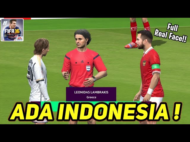 PERTAMA KALI MEMAINKAN TIMNAS INDONESIA DI FIFA 16 MOBILE | FULL REAL FACE, KEREN BANGET! class=