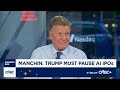 Former Sen. Manchin on AI regulation: Pres. Trump should pause AI IPOs until legislation is passed