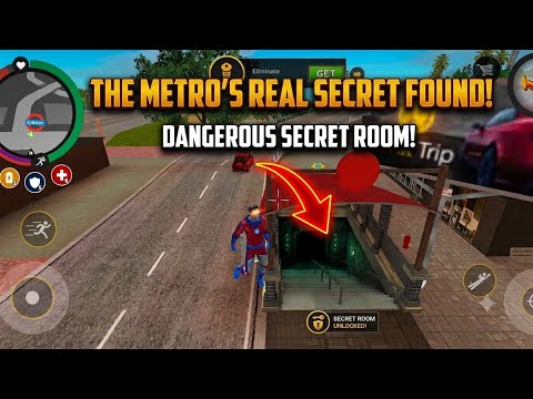 Rope Hero Vice Town — New Secret Station Trick & Boat On Road!