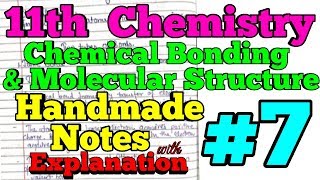 Chemistry Class 11 Unit 4 |Chemical Bonding and Molecular Structure| Molecular Orbital Theory Notes