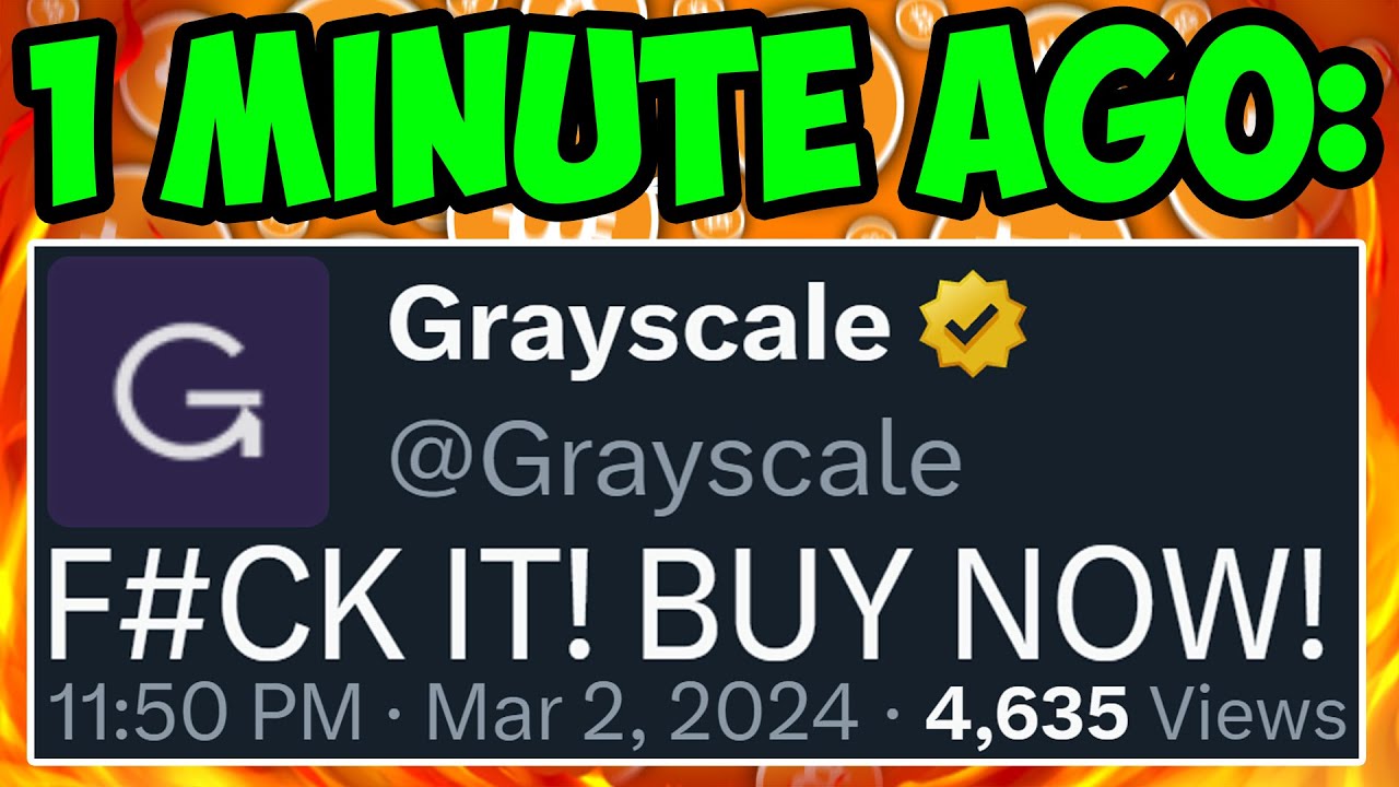 GRAYSCALE PURCHASES ALL 21,000,000 BITCOIN!!! - BITCOIN NEWS TODAY ...