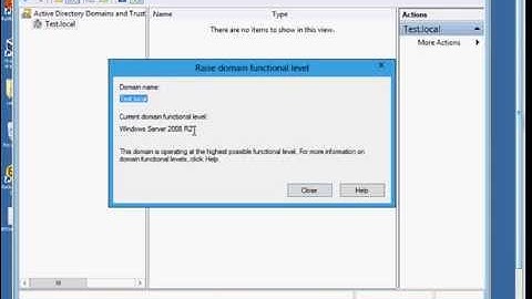 How to change the Domain Functional Level in Windows Server 2012
