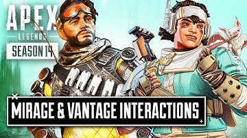 *New* Mirage and Vantage Interaction Voicelines - Apex Legends Season 14