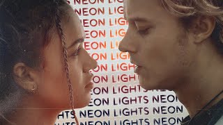 jj + kiara | neon lights