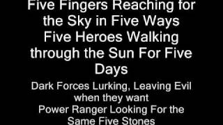 Power Rangers Operation Overdrive Theme Song With Lyrics