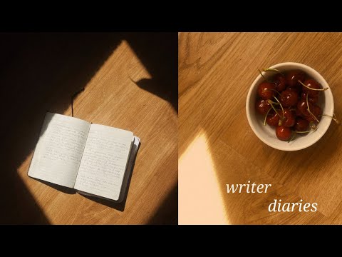 write with me ✍️ : a sunny and productive writing vlog 🔆💖 | writer diaries
