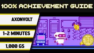 AXONVOLT 100% Achievement Walkthrough * 1000GS in 1-2 Minutes *