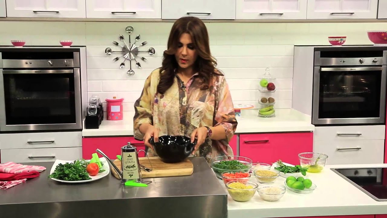 المدلوقة بالسميد - التبولة | زعفران وفانيلا حلقة كاملة