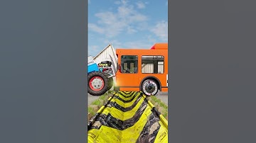 BeamNG.drive Truck vs Reverse Speed Bump Spintires Mudrunner Eps 258