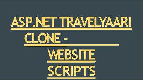 TravelYaari Clone Script - WEBSITE SCRIPTS