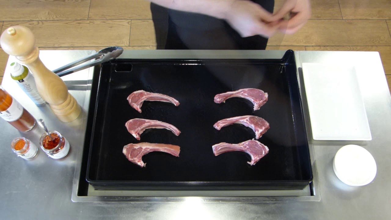 Côtelettes d'agneau à la plancha - YouTube