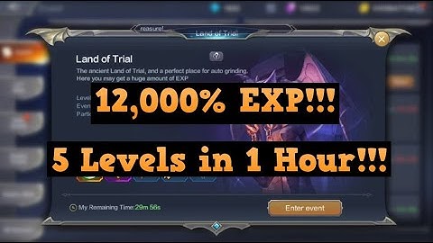 BEST Land of Trial EXPERIENCE! || 12000% EXP MULTIPLIER || MU Origin 2