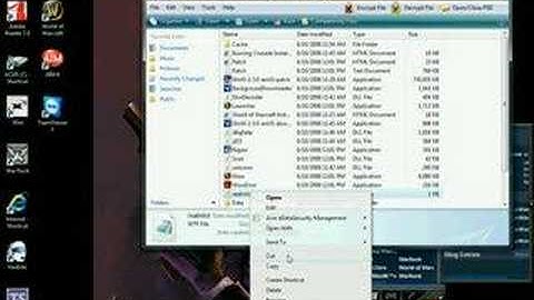 how to go on a wow privite server with windows vista