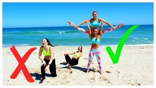 EXTREME YOGA Challenge TWINS Vs Sisters!