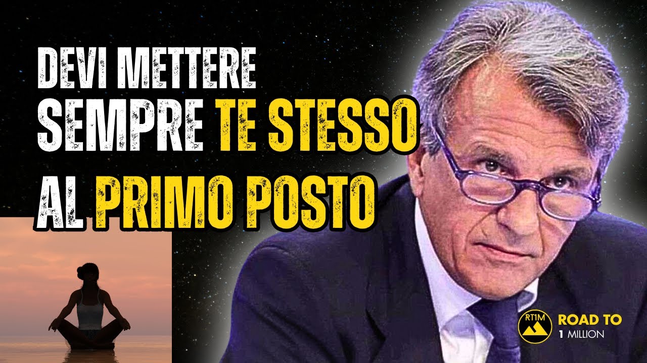 Con questo discorso capirai l'importanza di prendersi cura di se stessi! Raffaele Morelli