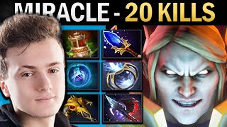 Invoker Dota Gameplay Miracle with Epic 20 Kills and Stormcrafter