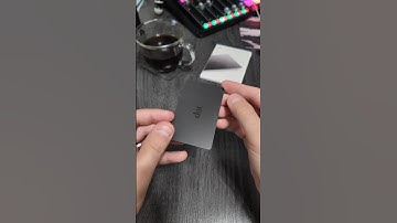 Unboxing the NFC dot card