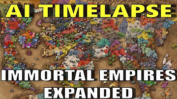 Warhammer 3 Immortal Empires Expanded 300 Turn AI Only Timelapse but its v6.3.4