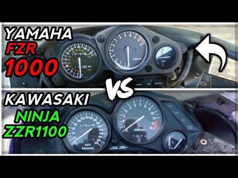 halvkugle Personligt anekdote Yamaha fzr 1000 vs Kawasaki ninja zzr1100 ! Acceleration sounds top speed -  YouTube