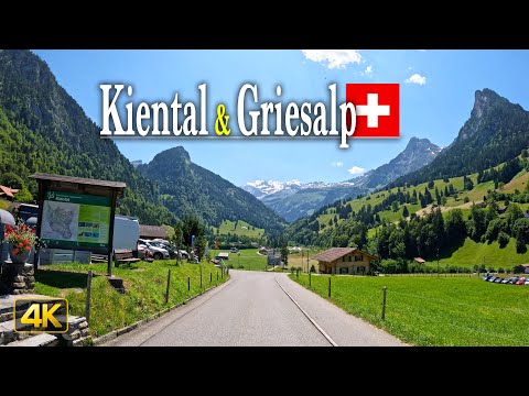 Switzerland Scenic Drive to Kiental and Griesalp in the Swiss Alps 🇨🇭