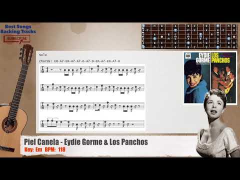 piel-canela---eydie-gorme-&-los-panchos-guitar-backing-track-with-chords-and-lyrics