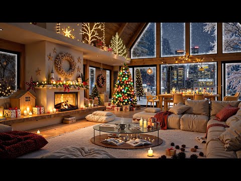 4k Peaceful Holiday Retreat For Calm Study Relax Cozy Apartment With Soft Jazz Piano Music