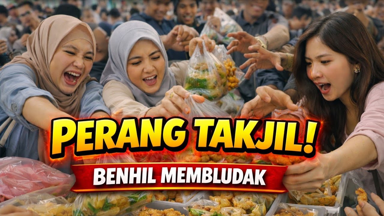 BERBURU TAKJIL DI BENHIL JAKARTA MEMBLUDAK PARAH