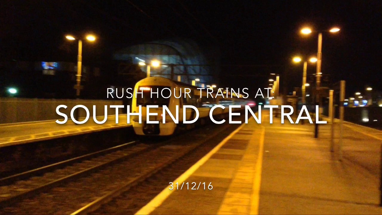 Rush hour Trains at: Southend Central, LTS Mainline, 31/12/16 (Christmas+New Year Special)